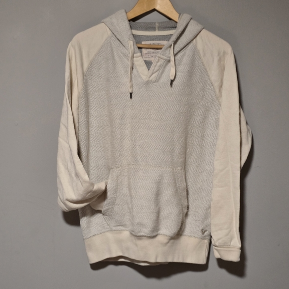 Men's Off white cream Color American Eagle Hoodie - Picture 2 of 7